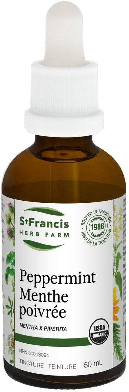 St. Francis Herb Farm Peppermint Tincture 50mL - YesWellness.com