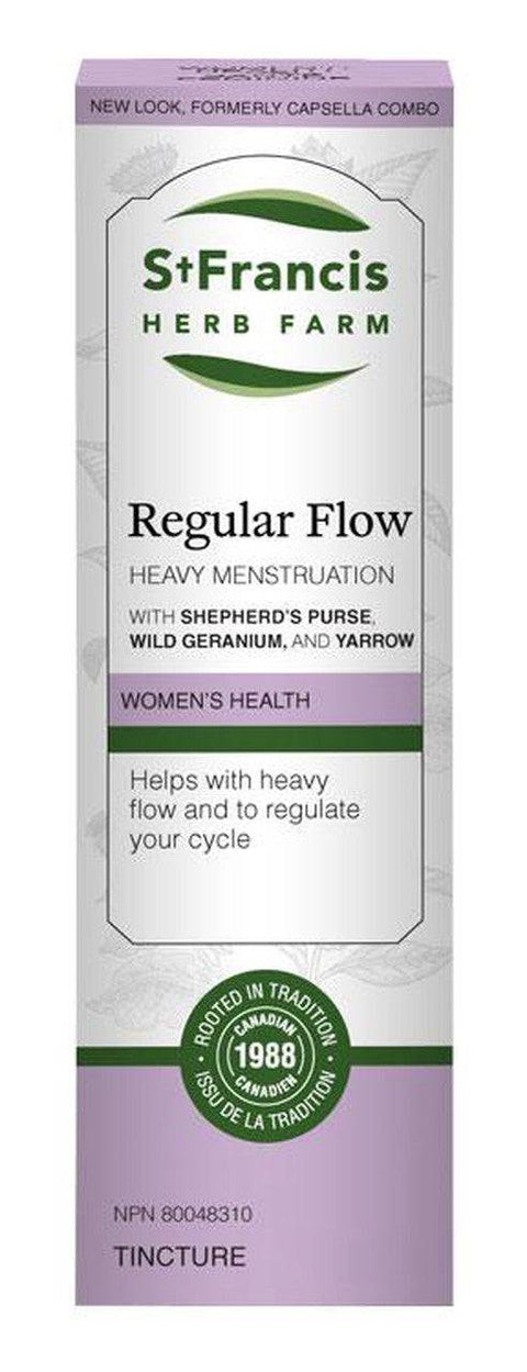 St. Francis Herb Farm Regular Flow Heavy Menstruation Women's Health Tincture 50mL - YesWellness.com