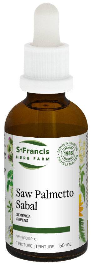 St. Francis Herb Farm Saw Palmetto Tincture 50mL - YesWellness.com