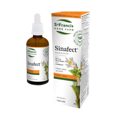 St. Francis Herb Farm Sinafect Sinus Support - Cough + Cold Tincture - YesWellness.com