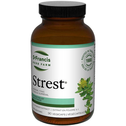 St. Francis Herb Farm Strest Adrenal Tonic - Stress Relief 90VegiCaps - YesWellness.com