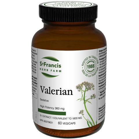 St. Francis Herb Farm Valerian Capsules - YesWellness.com