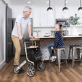 Stander Let's Go Out Rollator by Trust Care Beige - YesWellness.com