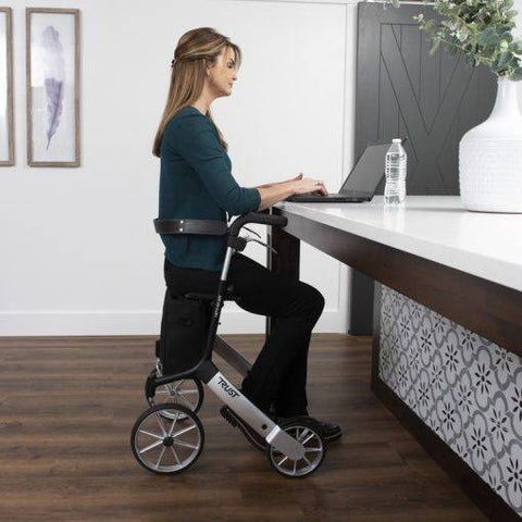 Stander Let's Go Out Rollator by Trust Care Beige - YesWellness.com