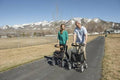 Stander Let's Go Out Rollator by Trust Care Beige - YesWellness.com