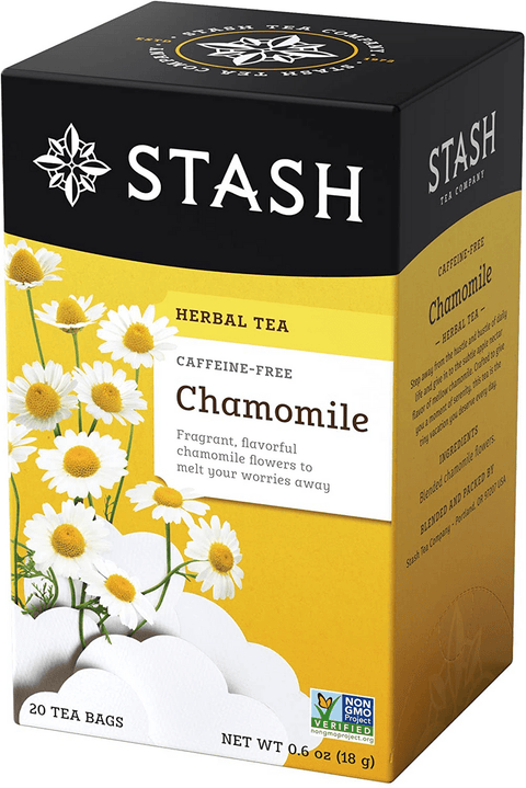 Stash Tea Caffeine-Free Chamomile Herbal Tea 20 Tea Bags - YesWellness.com