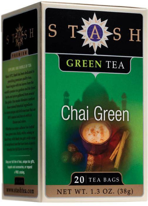 Stash Tea Chai Green Tea - 20 Tea Bags - YesWellness.com