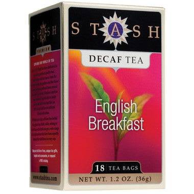 Stash Tea Decaf English Breakfast 18 Tea Bags - YesWellness.com