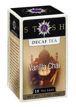 Stash Tea Decaf Vanilla Chai Tea 18 Tea Bags - YesWellness.com