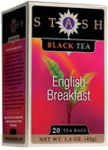 Stash Tea English Breakfast Tea 20 Tea Bags - YesWellness.com