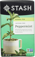 Stash Tea Peppermint Caffeine-Free Herbal Tea - 20 Tea Bags - YesWellness.com