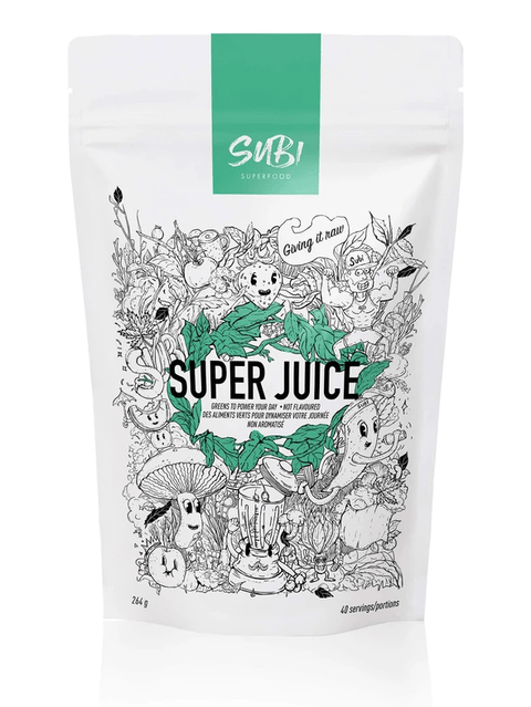Subi Greens Super Juice Mix Not Flavoured 264g - YesWellness.com