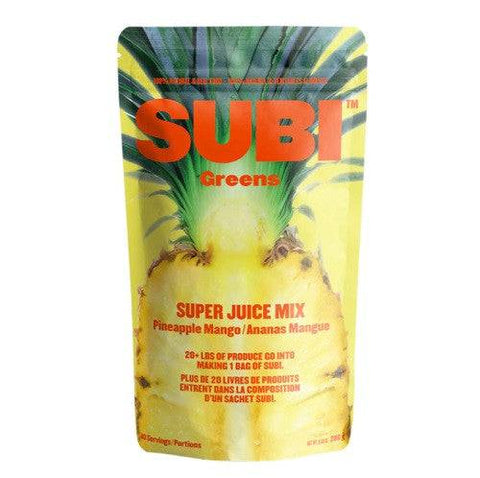 Subi Greens Super Juice Mix Pineapple Mango 280g - YesWellness.com