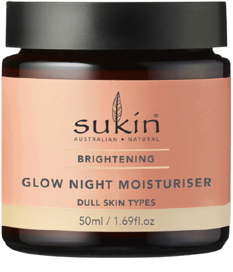 Sukin Brightening Glow Night Moisturiser 50mL - YesWellness.com