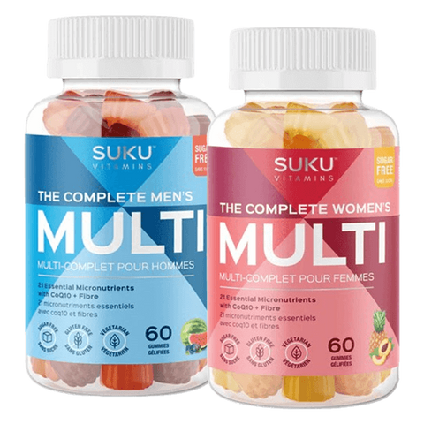 SUKU Vitamins Multivitamins For Him & Her Bundle