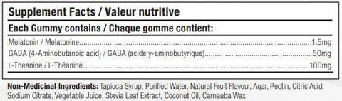 SUKU Vitamins Restful Sleep (Melatonin, L-Theanine & GABA) - Blackberry Hibiscus 60 Gummies - YesWellness.com
