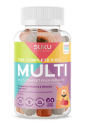 SUKU Vitamins The Complete Kids Multi Plus Fibre - Tropical Bonanza Flavour 60 Gummies - YesWellness.com