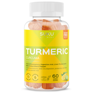 SUKU Vitamins Turmeric Curcuma 60 Gummies - YesWellness.com