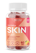 SUKU Vitamins Youthful Skin (Hydrolyzed Marine Collagen, Vitamins & Minerals) -  Strawberry Lemon Flavour 60 Gummies - YesWellness.com