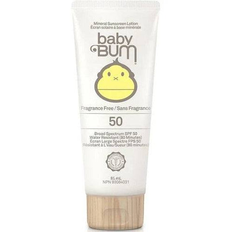 Sun Bum Baby Bum SPF 50 Sunscreen Lotion 85g - YesWellness.com