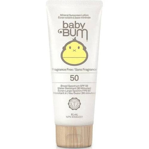 Expires March 2026 Clearance Sun Bum Baby Bum SPF 50 Sunscreen Lotion 85g