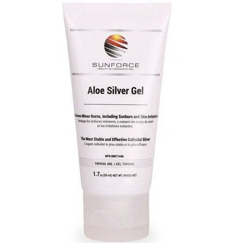 SunForce Aloe Silver Gel 50ml - YesWellness.com