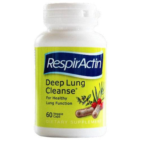 SunForce RespirActin Deep Lung Cleanse 60 Veggie Caps - YesWellness.com