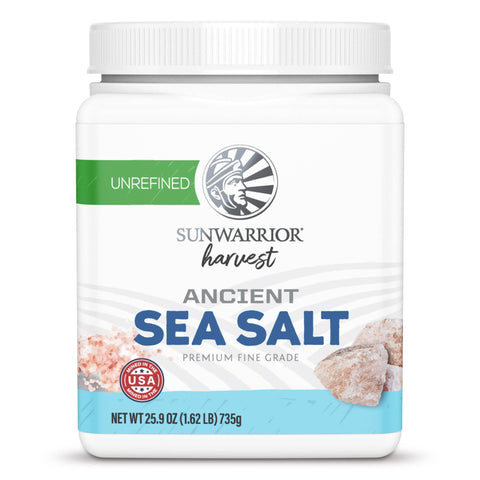 Sunwarrior Harvest Unrefined Ancient Sea Salt Premium Fine Grade 735g - YesWellness.com