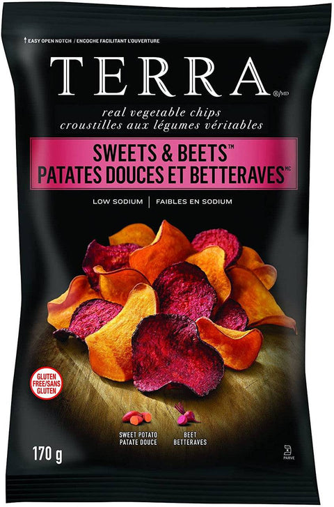 Terra Chips Real Vegetable Sweets and Beets Chips 170g - YesWellness.com