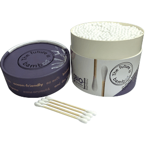 The Future is Bamboo 100% Biodegradable Cotton Swabs 400 Count - YesWellness.com