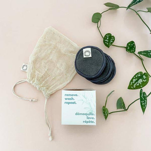 The Future is Bamboo Refill Kit - Bamboo Charcoal Facial Rounds 14 Pack - YesWellness.com