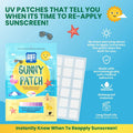 The Natural Patch Co. SunnyPatch UV-Detecting Patch - Pack of 24 - YesWellness.com