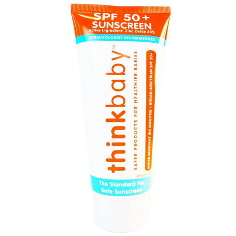 Expires March 2026 Clearance Thinkbaby Safe Suncreen SPF 50+ 6 oz