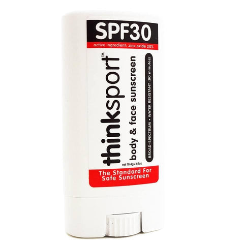Thinksport Face & Body Sunscreen Stick 30+ SPF 18.4g - YesWellness.com