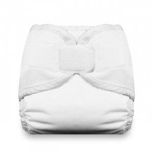 Thirsties Diaper Cover Hook and Loop White - YesWellness.com