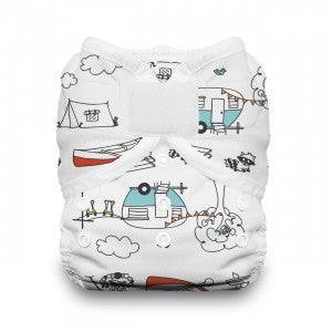 Thirsties Duo Wrap Hook and Loop Diaper Happy Camper Size One - YesWellness.com