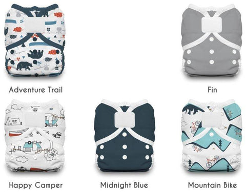 Thirsties Duo Wrap Hook and Loop Diaper Package Adventure Trail 5 Pack Size Two - YesWellness.com