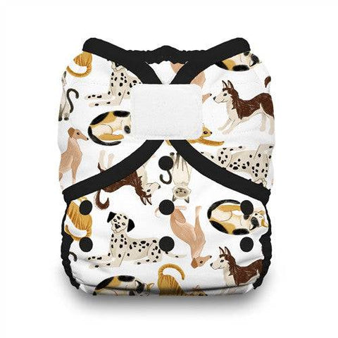 Thirsties Duo Wrap Hook and Loop Diaper - Pawsitive Pals - YesWellness.com