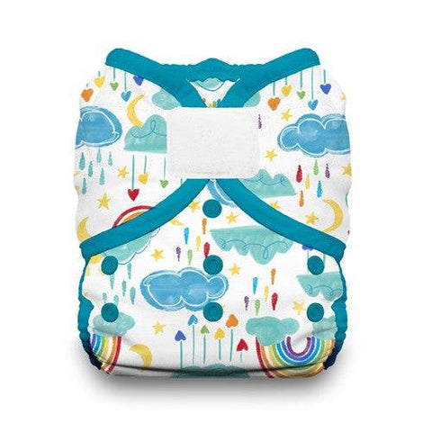 Thirsties Duo Wrap Hook and Loop Diaper - Rainbow - YesWellness.com
