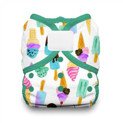 Thirsties Duo Wrap Hook and Loop Diaper - We All Scream - Size One - YesWellness.com