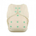 Thirsties Natural One Size Fitted Snap Diaper Moss 8-40 lbs - YesWellness.com
