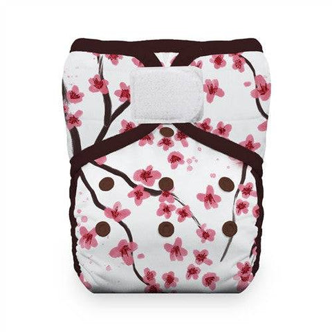 Thirsties Natural One Size Hook and Loop Pocket Diaper - Sakura - YesWellness.com
