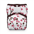 Thirsties Natural One Size Hook and Loop Pocket Diaper - Sakura - YesWellness.com