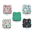 Thirsties Newborn All in One Snap Diaper Package - Bundle of Love - YesWellness.com