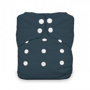 Thirsties One Size All In One Snap Diaper Midnight Blue 8-40 lbs - YesWellness.com