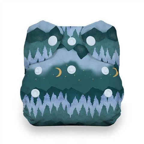 Thirsties One Size All In One Snap Diaper - Mountain Twilight - YesWellness.com