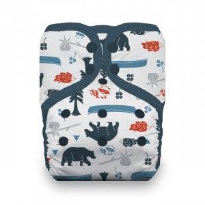Thirsties One Size Snap Pocket Diaper Adventure Trail 8-40 lbs - YesWellness.com