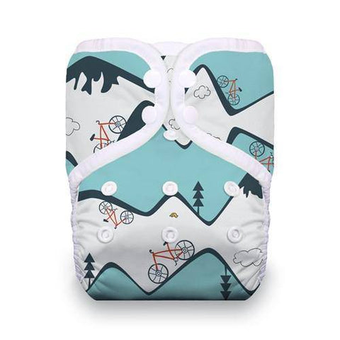 Thirsties One Size Snap Pocket Diaper Package Mountain Range 8-40 lbs - YesWellness.com