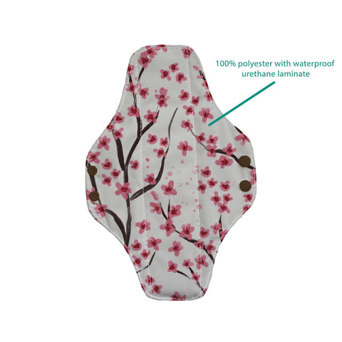 Thirsties Organic Cotton Menstrual Pad Floral 2-Pack Bundle - YesWellness.com