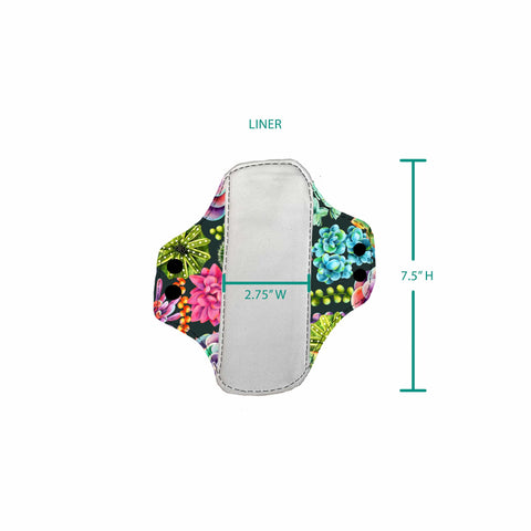 Thirsties Organic Cotton Menstrual Pad Floral 2-Pack Bundle - YesWellness.com